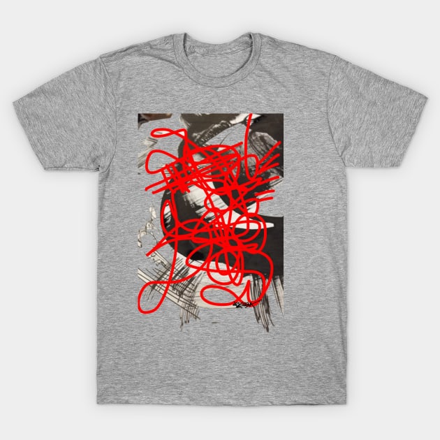 Red and Black Mix by RegiaArt T-Shirt by regiaart